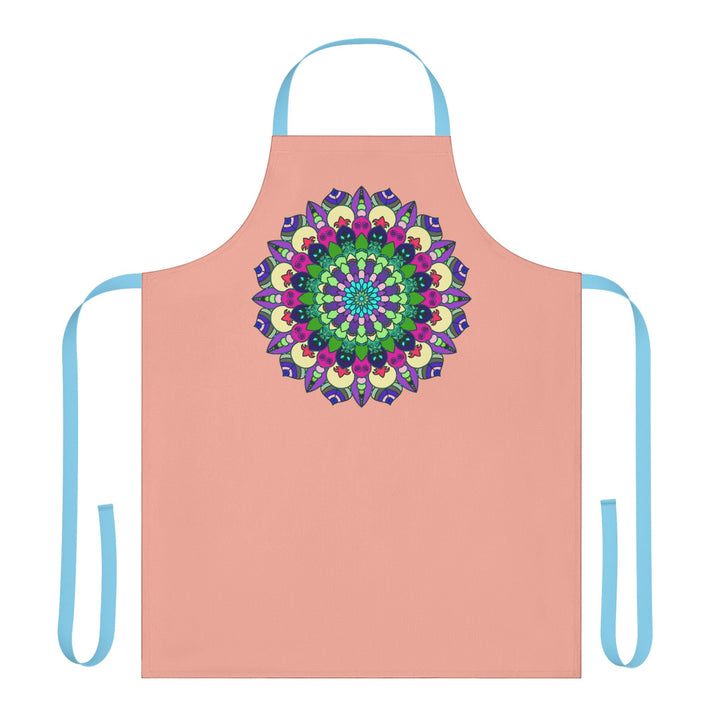 Mandala Art Apron - Colorful & Vibrant All Over Prints - Blululi