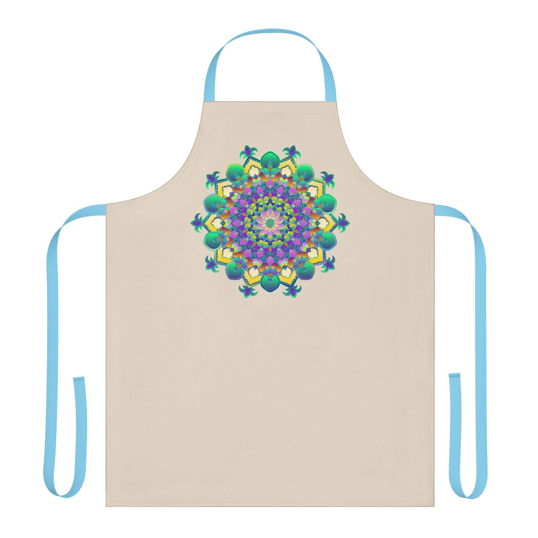 Mandala Art Apron - Colorful & Vibrant All Over Prints - Blululi