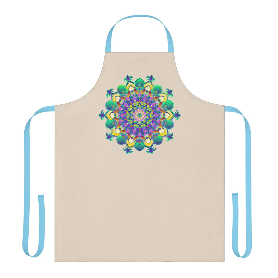 Mandala Art Apron - Colorful & Vibrant All Over Prints - Blululi