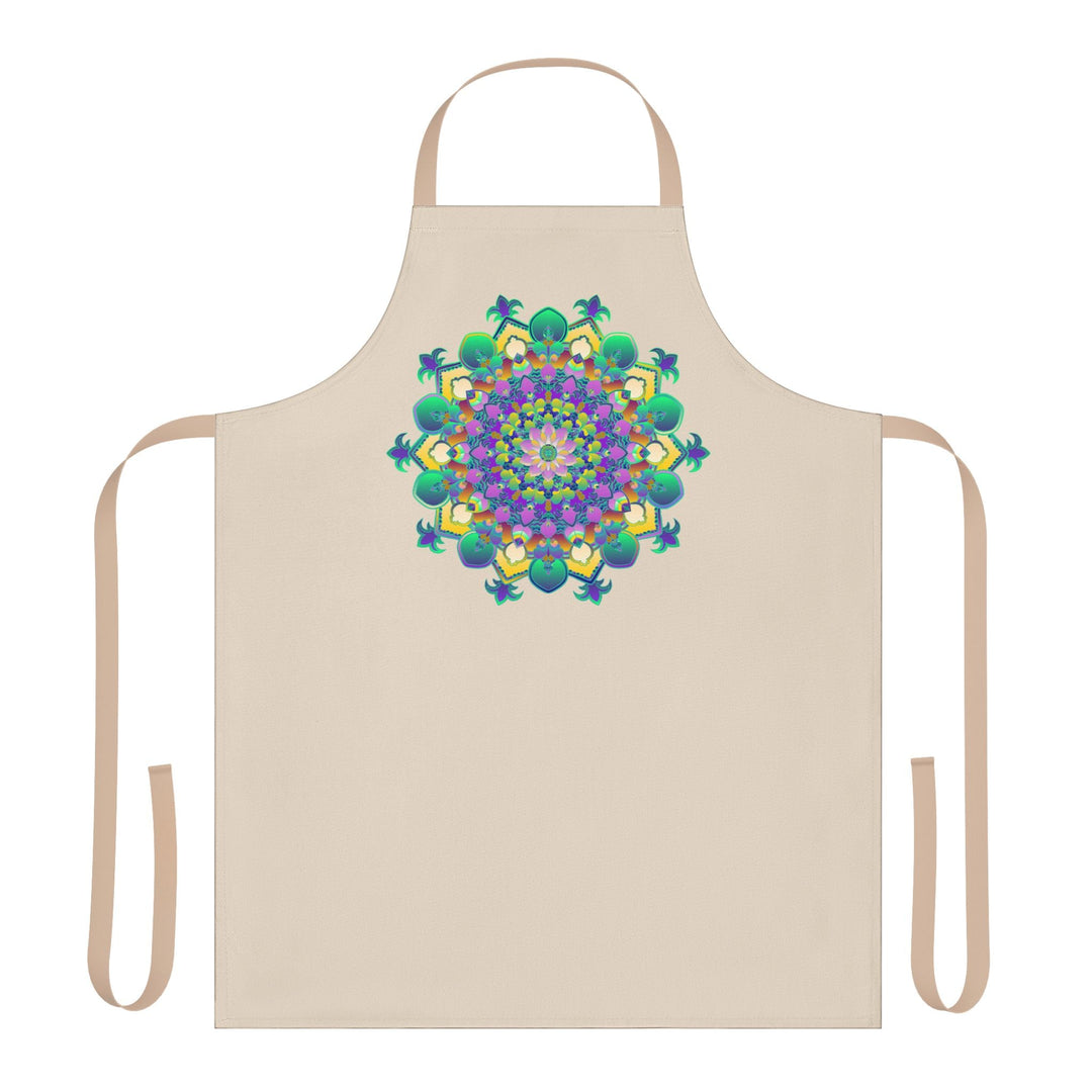 Mandala Art Apron - Colorful & Vibrant All Over Prints - Blululi