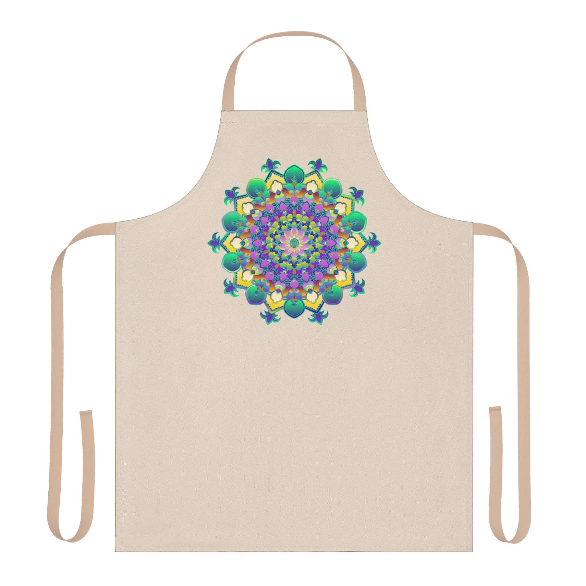 Mandala Art Apron - Colorful & Vibrant All Over Prints - Blululi