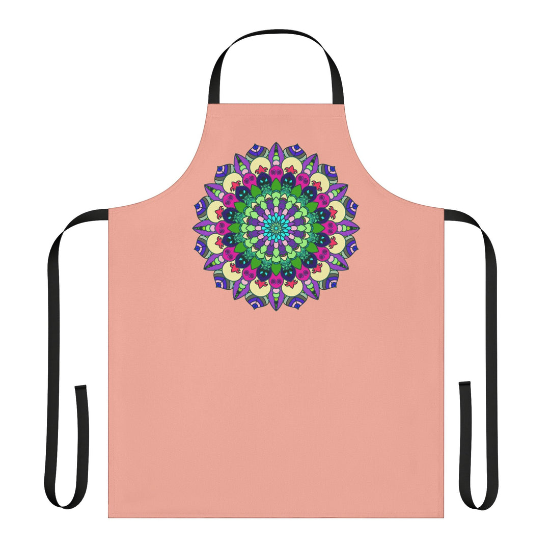 Mandala Art Apron - Colorful & Vibrant All Over Prints - Blululi