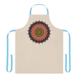 Mandala Art Apron - Hand Drawn Beige All Over Prints - Blululi