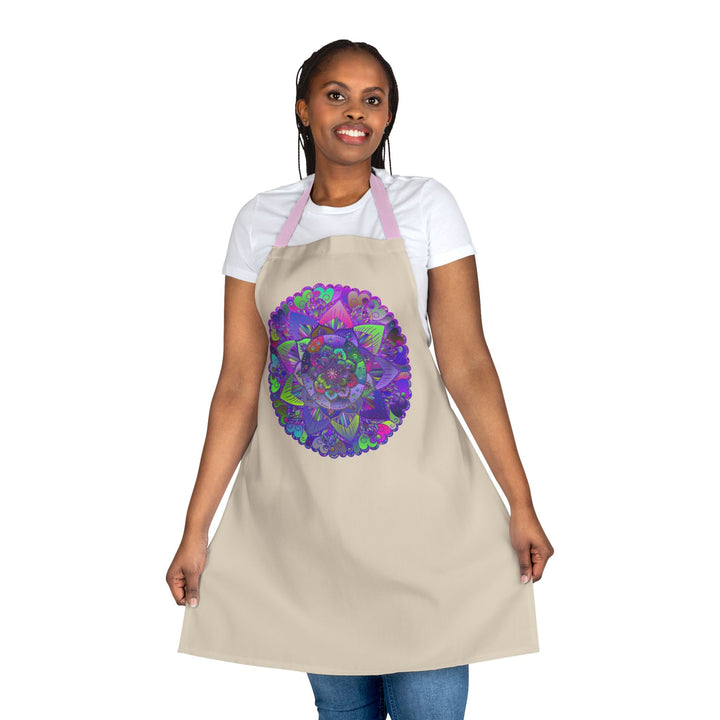 Mandala Art Apron - Intricate & Vibrant All Over Prints - Blululi