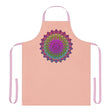 Mandala Art Apron - Peach & Black All Over Prints - Blululi