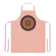 Mandala Art Apron - Peach & Black All Over Prints - Blululi