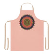 Mandala Art Apron - Peach & Black All Over Prints - Blululi