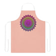 Mandala Art Apron - Peach & Black All Over Prints - Blululi