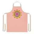 Mandala Art Apron - Peach & Colorful All Over Prints - Blululi