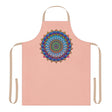 Mandala Art Apron - Peach | Colorful & Intricate All Over Prints - Blululi