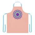 Mandala Art Apron - Peach, Hand - Drawn All Over Prints - Blululi