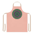 Mandala Art Apron - Peach - Hand Drawn Design All Over Prints - Blululi