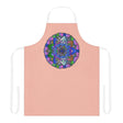Mandala Art Apron - Peach, Hand - Drawn Design All Over Prints - Blululi