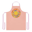 Mandala Art Apron - Peach - Kitchen Decor All Over Prints - Blululi