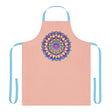 Mandala Art Apron - Peach - Kitchen Decor All Over Prints - Blululi
