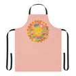 Mandala Art Apron - Peach - Kitchen Decor All Over Prints - Blululi