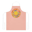 Mandala Art Apron - Peach - Kitchen Decor All Over Prints - Blululi