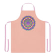 Mandala Art Apron - Peach - Kitchen Decor All Over Prints - Blululi