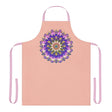 Mandala Art Apron - Peach & Rainbow All Over Prints - Blululi