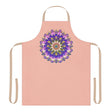 Mandala Art Apron - Peach & Rainbow All Over Prints - Blululi