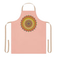 Mandala Art Apron - Peach & Vibrant All Over Prints - Blululi