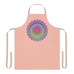 Mandala Art Apron - Peachy & Colorful All Over Prints - Blululi
