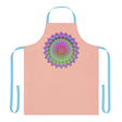 Mandala Art Apron - Peachy & Colorful All Over Prints - Blululi