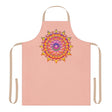 Mandala Art Apron - Peachy Floral Design All Over Prints - Blululi