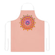 Mandala Art Apron - Peachy Floral Design All Over Prints - Blululi