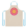 Mandala Art Apron - Pink, Yellow, Green All Over Prints - Blululi