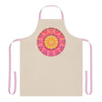 Mandala Art Apron - Pink, Yellow, Green All Over Prints - Blululi