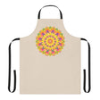 Mandala Art Apron - Rainbow & Floral All Over Prints - Blululi