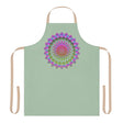 Mandala Art Apron - Sage Green All Over Prints - Blululi