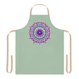 Mandala Art Apron - Sage Green All Over Prints - Blululi