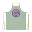 Mandala Art Apron - Sage Green All Over Prints - Blululi