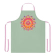 Mandala Art Apron - Sage Green All Over Prints - Blululi
