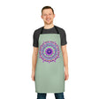 Mandala Art Apron - Sage Green All Over Prints - Blululi