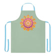 Mandala Art Apron - Sage Green - Kitchen Decor All Over Prints - Blululi