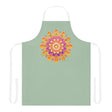 Mandala Art Apron - Sage Green - Kitchen Decor All Over Prints - Blululi