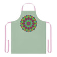 Mandala Art Apron - Sage Green - Kitchen Decor All Over Prints - Blululi