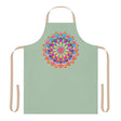 Mandala Art Apron - Sage Green - Kitchen Decor All Over Prints - Blululi