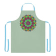 Mandala Art Apron - Sage Green - Kitchen Decor All Over Prints - Blululi