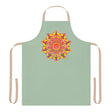 Mandala Art Apron - Sage Green - Kitchen Decor All Over Prints - Blululi