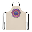 Mandala Art Apron - Vibrant Colors, Beige All Over Prints - Blululi