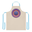 Mandala Art Apron - Vibrant Colors, Beige All Over Prints - Blululi
