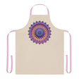 Mandala Art Apron - Vibrant Colors, Beige All Over Prints - Blululi