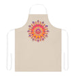 Mandala Art Apron - Vibrant Floral Design All Over Prints - Blululi
