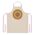 Mandala Art Apron - Vibrant Floral Design All Over Prints - Blululi