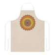 Mandala Art Apron - Vibrant Floral Design All Over Prints - Blululi
