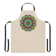 Mandala Art Apron - Vibrant Floral Design All Over Prints - Blululi